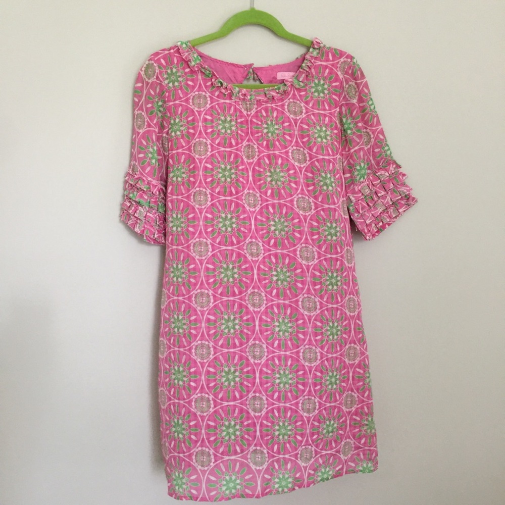 Lilly Pulitzer Dasha Dress in Mini Gather Round